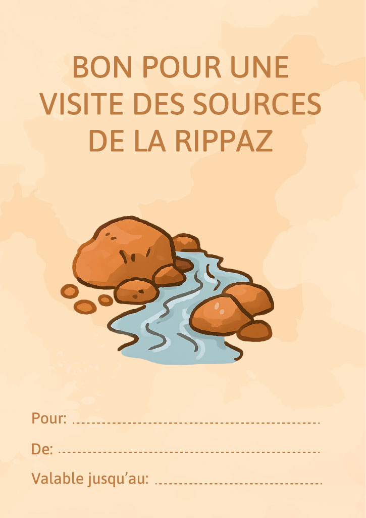 Bon pour une visite de la source de la Rippaz