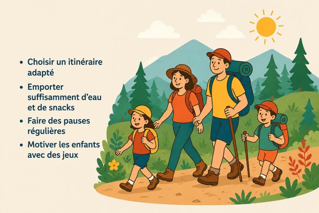 les secrets d'une randonnée en famille réussie